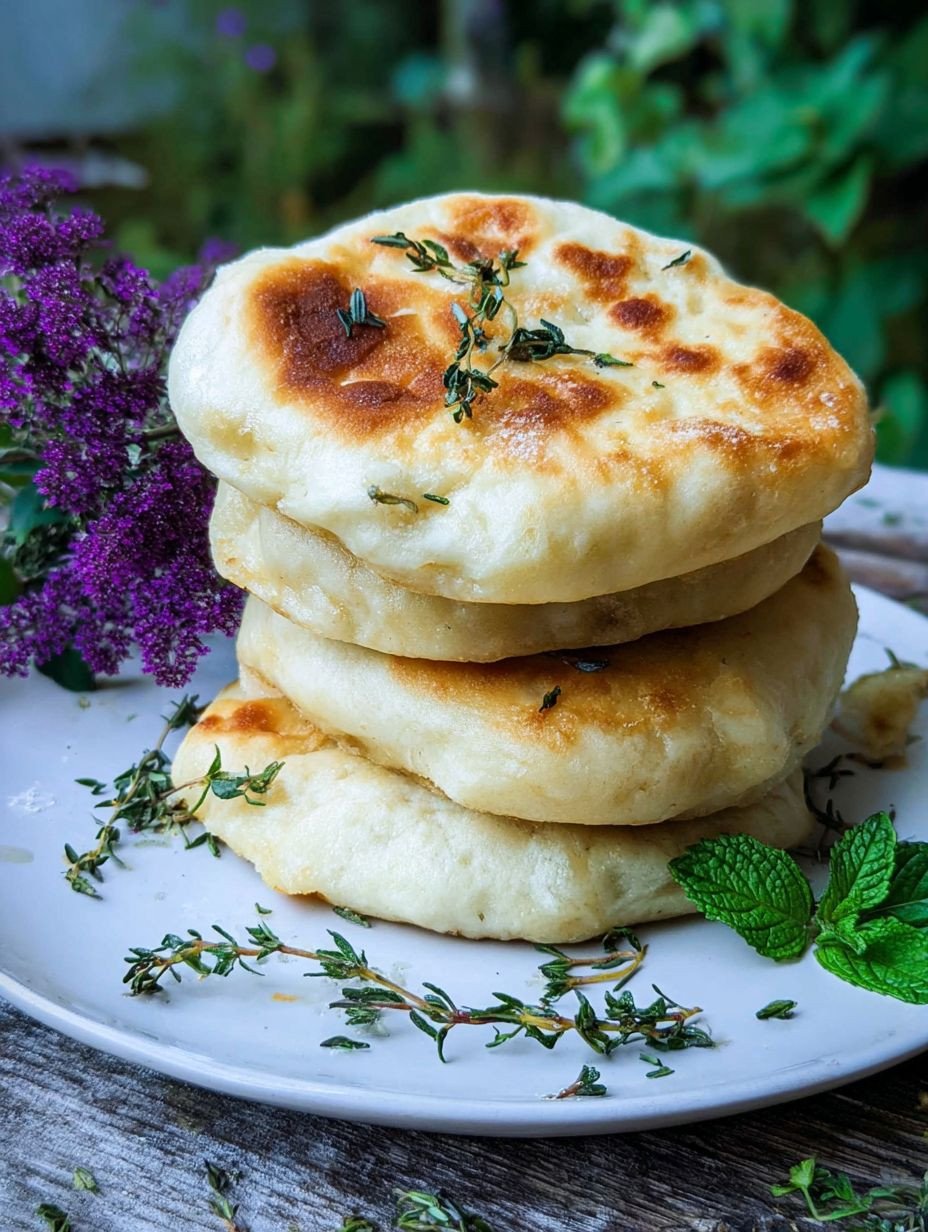 Airfryer Schnell Einfach Gesund Kräuterfladenbrot Knusprig image 2