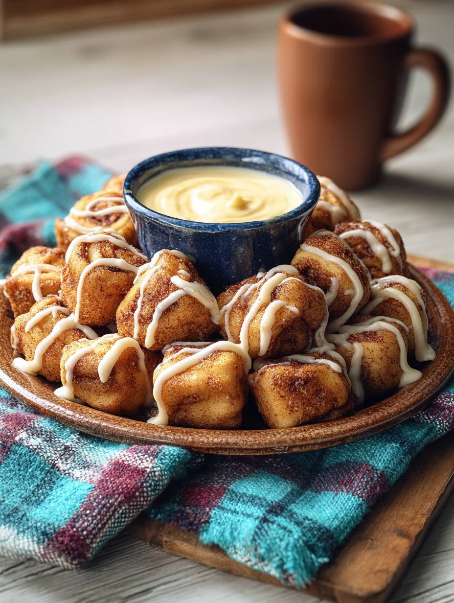 Airfryer Zimtschnecken-Bites | Einfach & Schnell Knusprig image 2