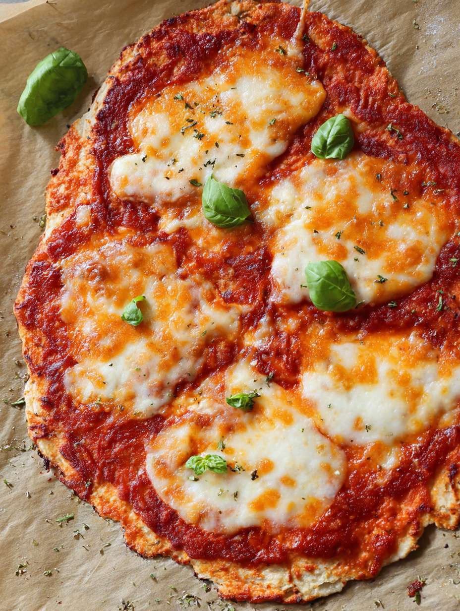 Beste Gesunde Schnelle Airfryer Blumenkohlpizza – Perfekt Knusprig image 2