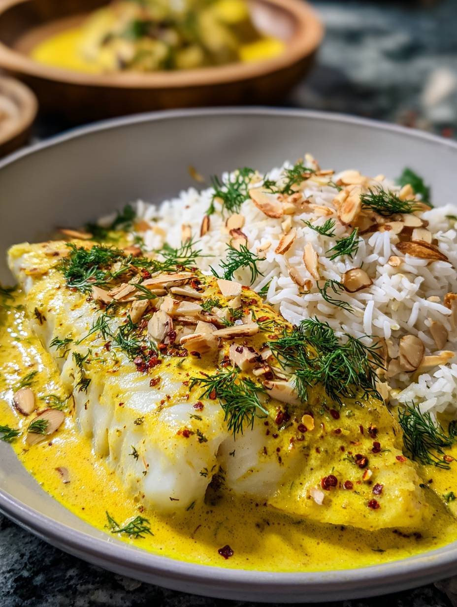 Bestes Fischfilet mit Kurkuma-Senfsoße | Gesund & Schnell image 2