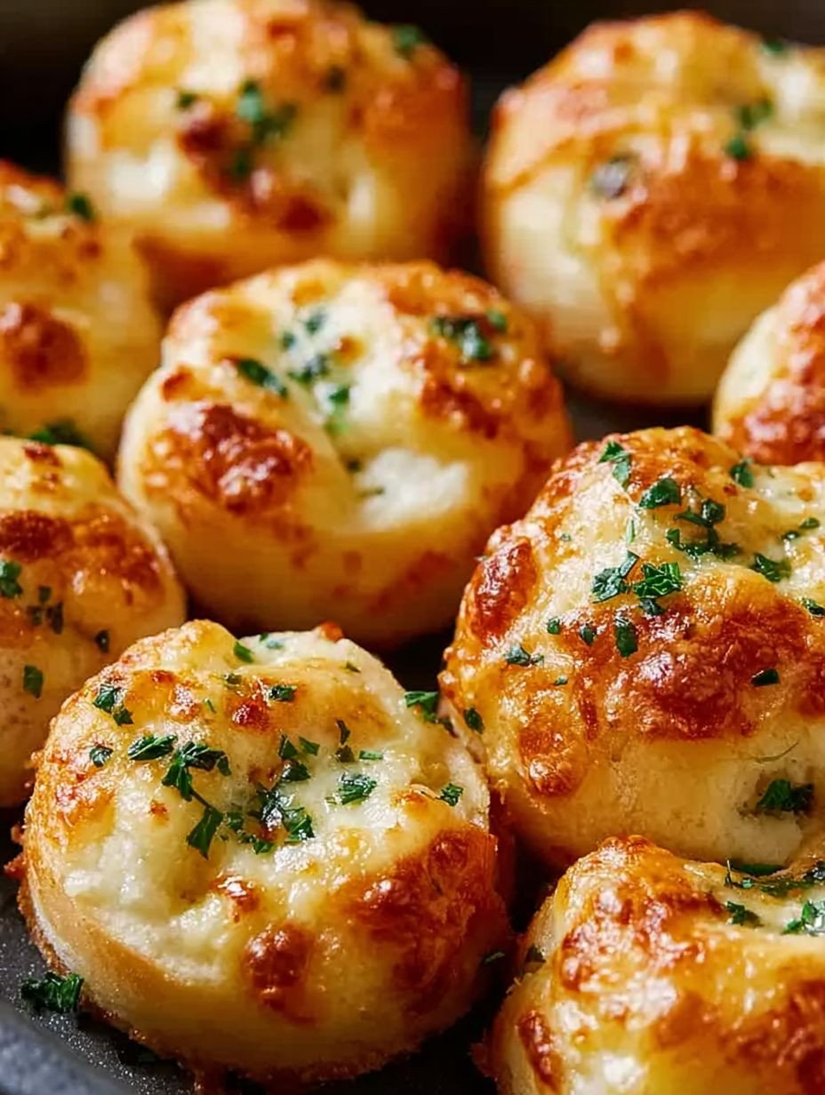 Einfach Schnell Airfryer Käse Knoblauch Brötchen Knusprig image 2