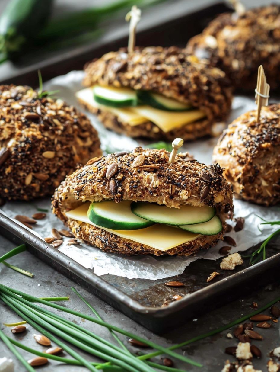 Einfache Vollkorn Sandwiches – Gesundes Mittagessen image 2