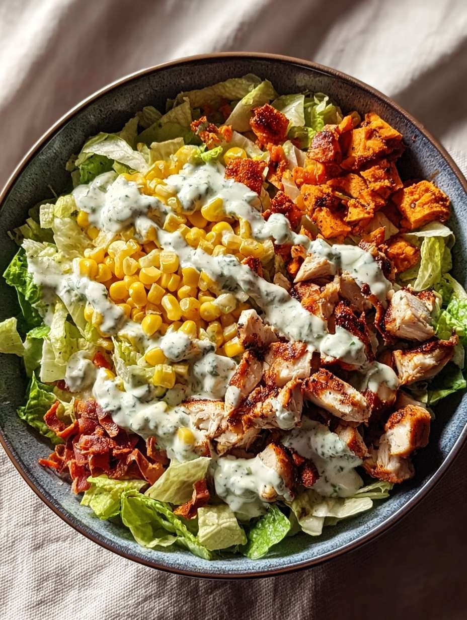 Schnell Gesund Hähnchen Süßkartoffel Salat – Lecker image 2