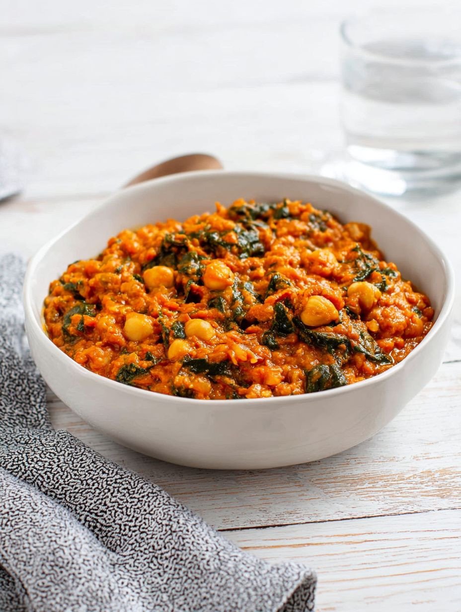 Spinat Kichererbsen Linsen Curry | Gesund & Schnell image 2