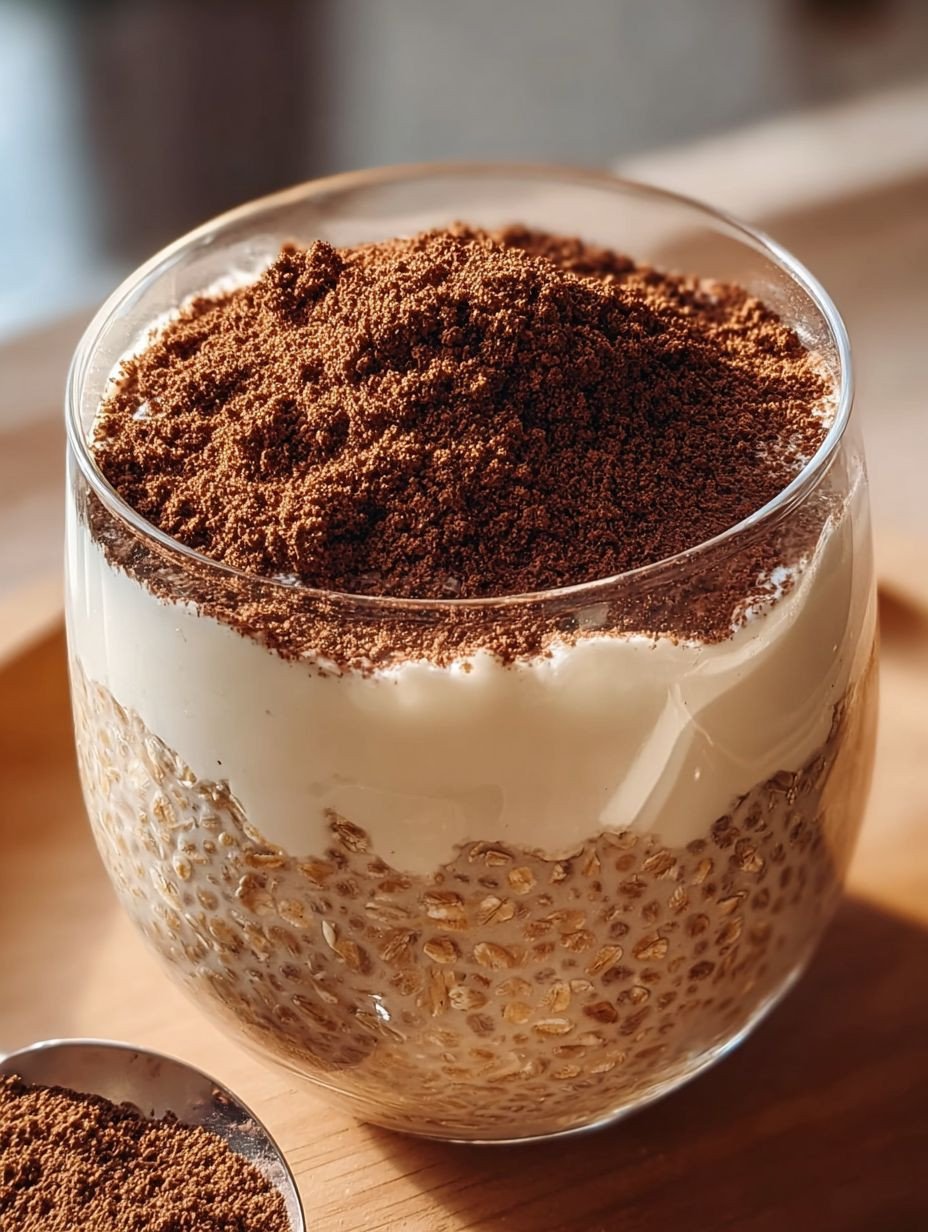 Tiramisu Übernacht Haferflocken | Gesund & Einfach image 2