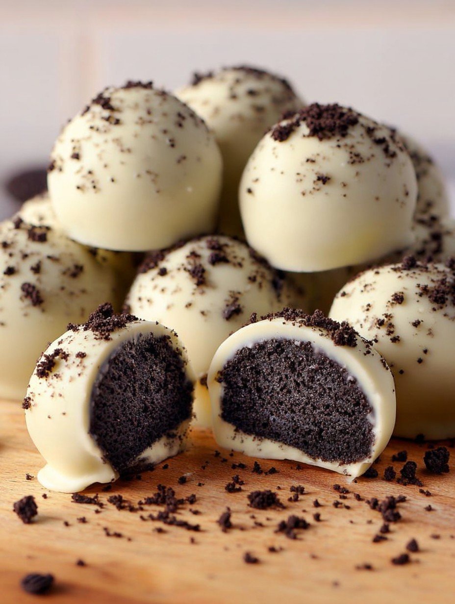 Weiße Schoko Oreo Pralinen einfach selber machen image 2