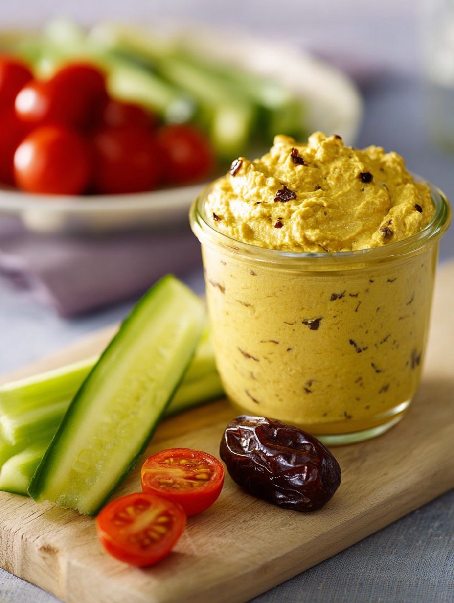 Der cremigste Curry Dattel Dip, den du je probierst. image 2