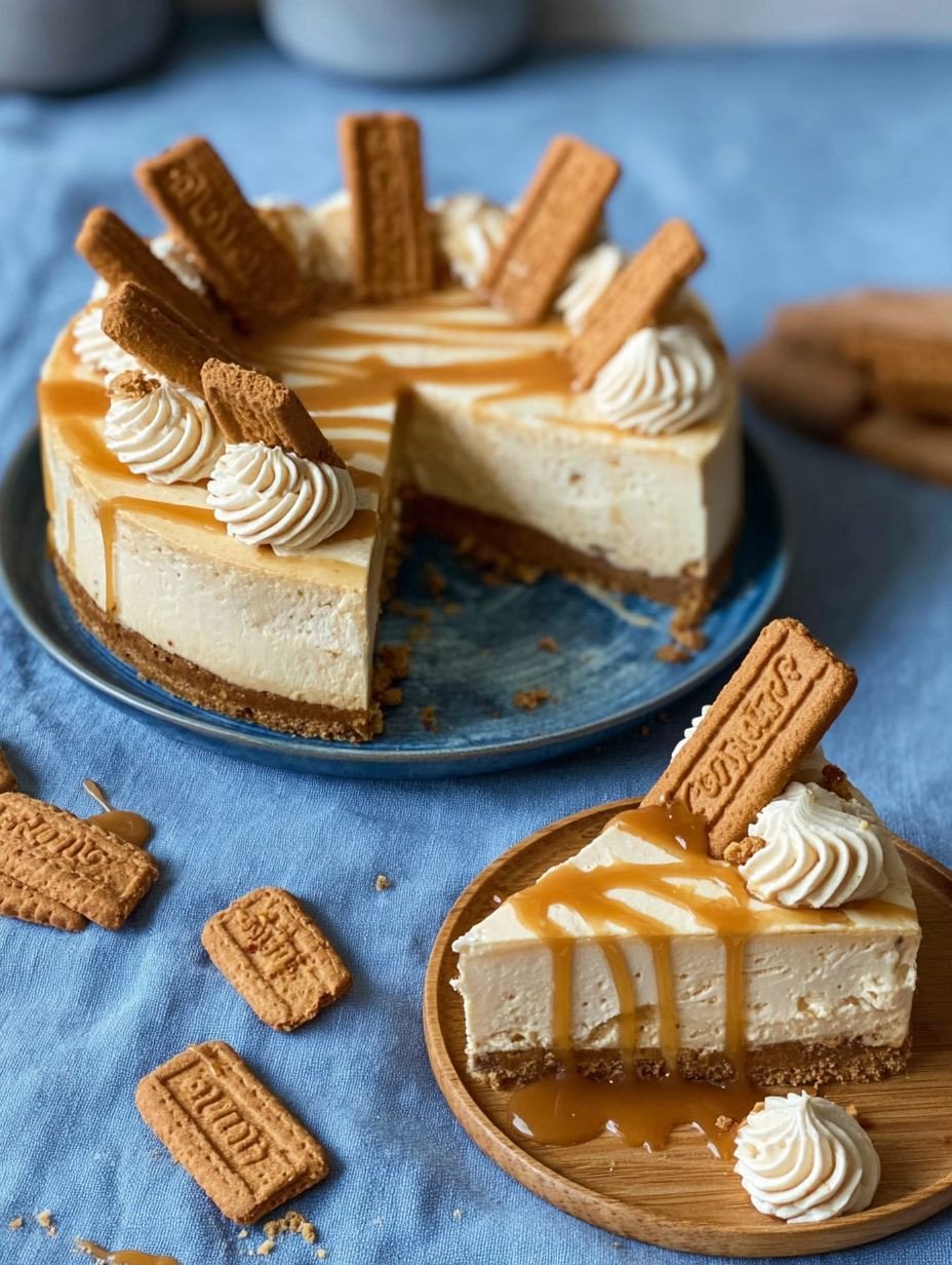 Der cremigste No-Bake Lotus Biscoff Kuchen! image 2