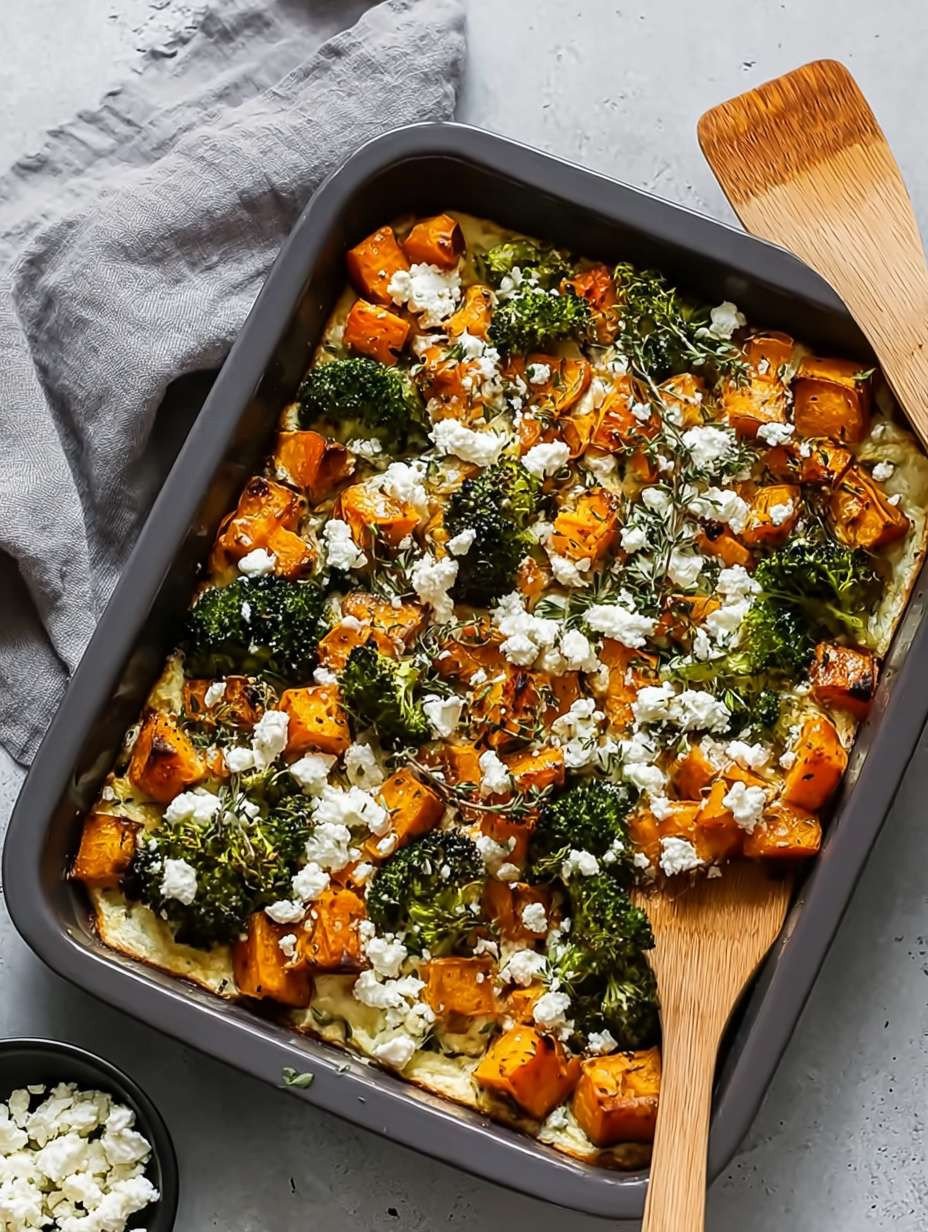 Einfacher Feierabend-Auflauf mit Süßkartoffel & Feta image 2
