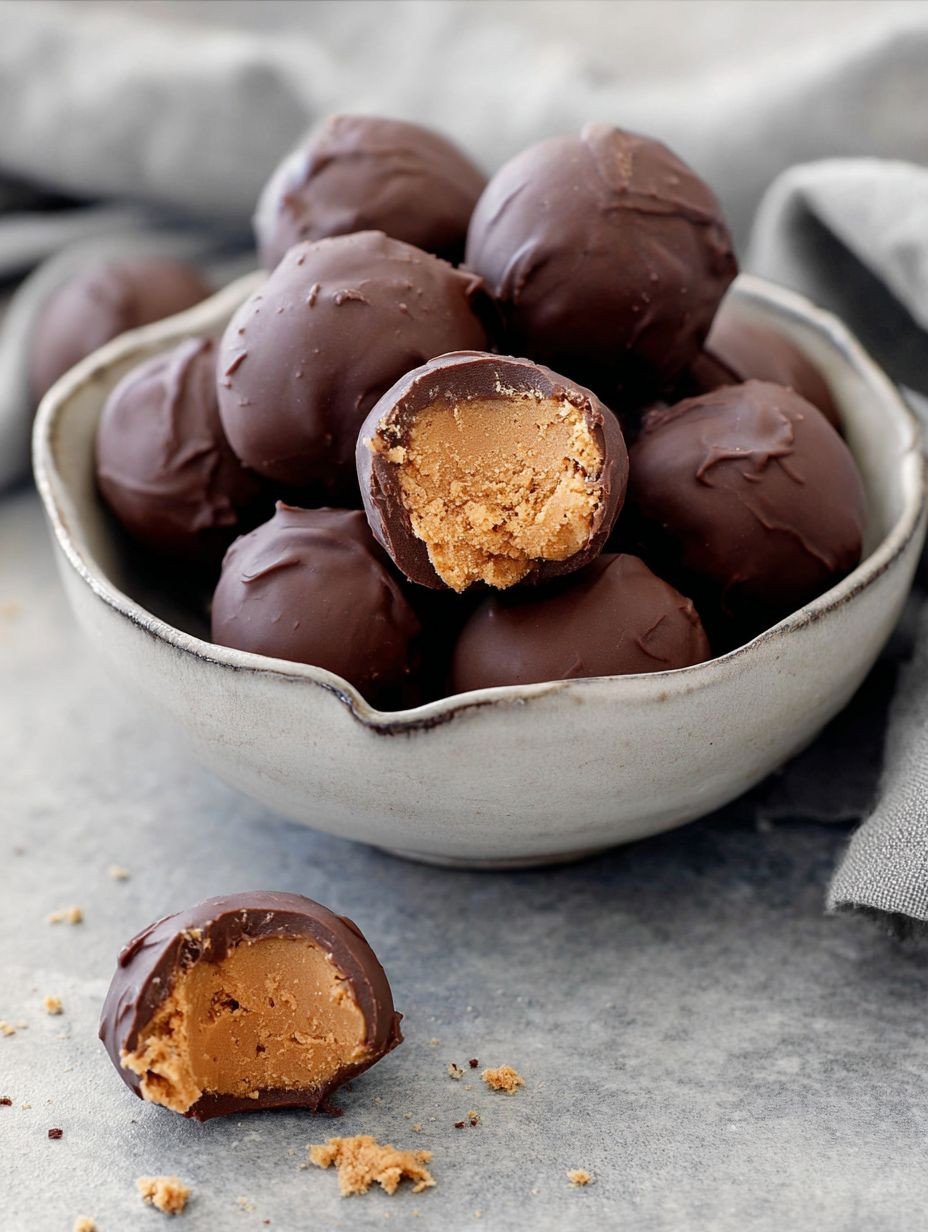 Gesündere Erdnussbutter Pralinen: Einfach & schnell image 2