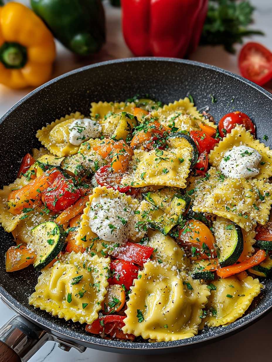 Himmlisch lecker: Bunte Ravioli mit frischem Gemüse. image 2