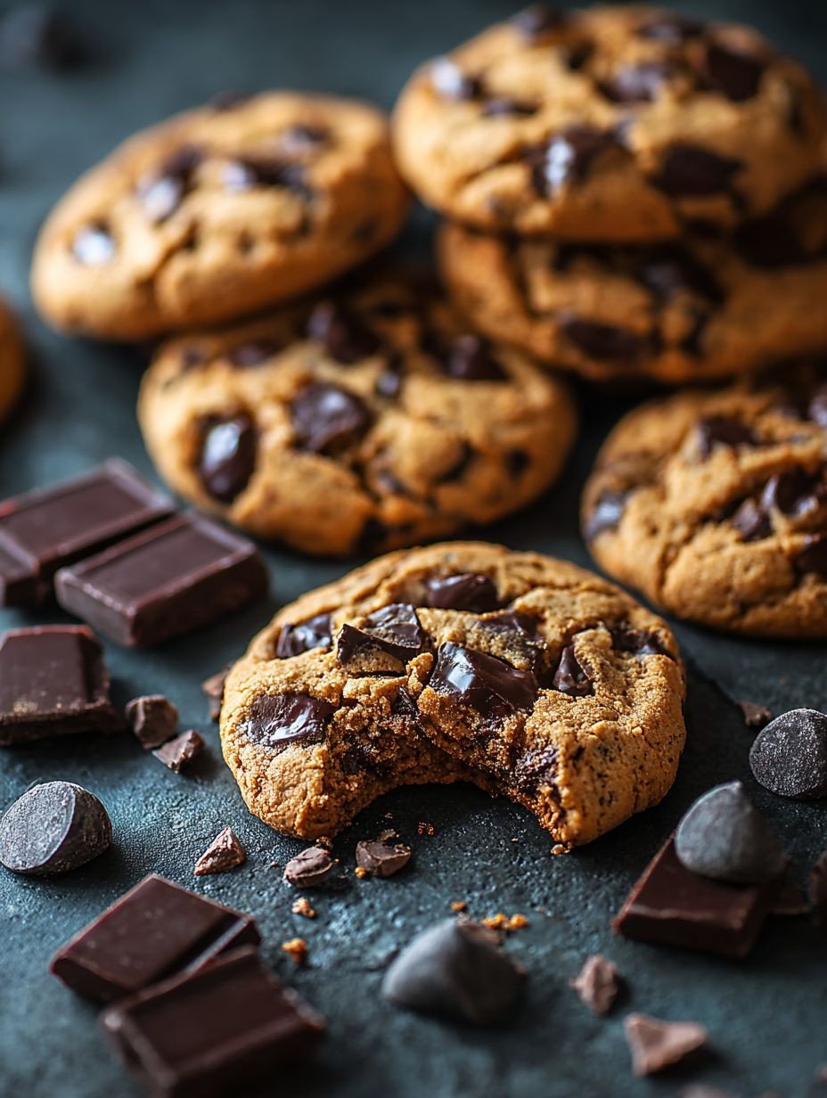 Himmlische Schoko Cookies mit zartschmelzender Schokolade image 2