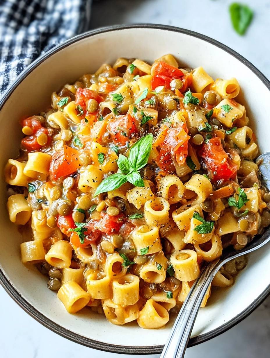 In 30 Minuten: Cremige Linsenpasta für Feinschmecker. image 2