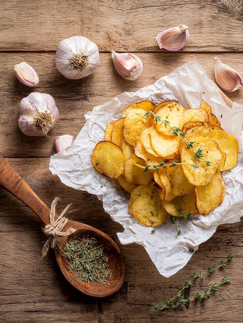 Knusprige Airfryer Kartoffelchips | Schnelles Rezept image 2