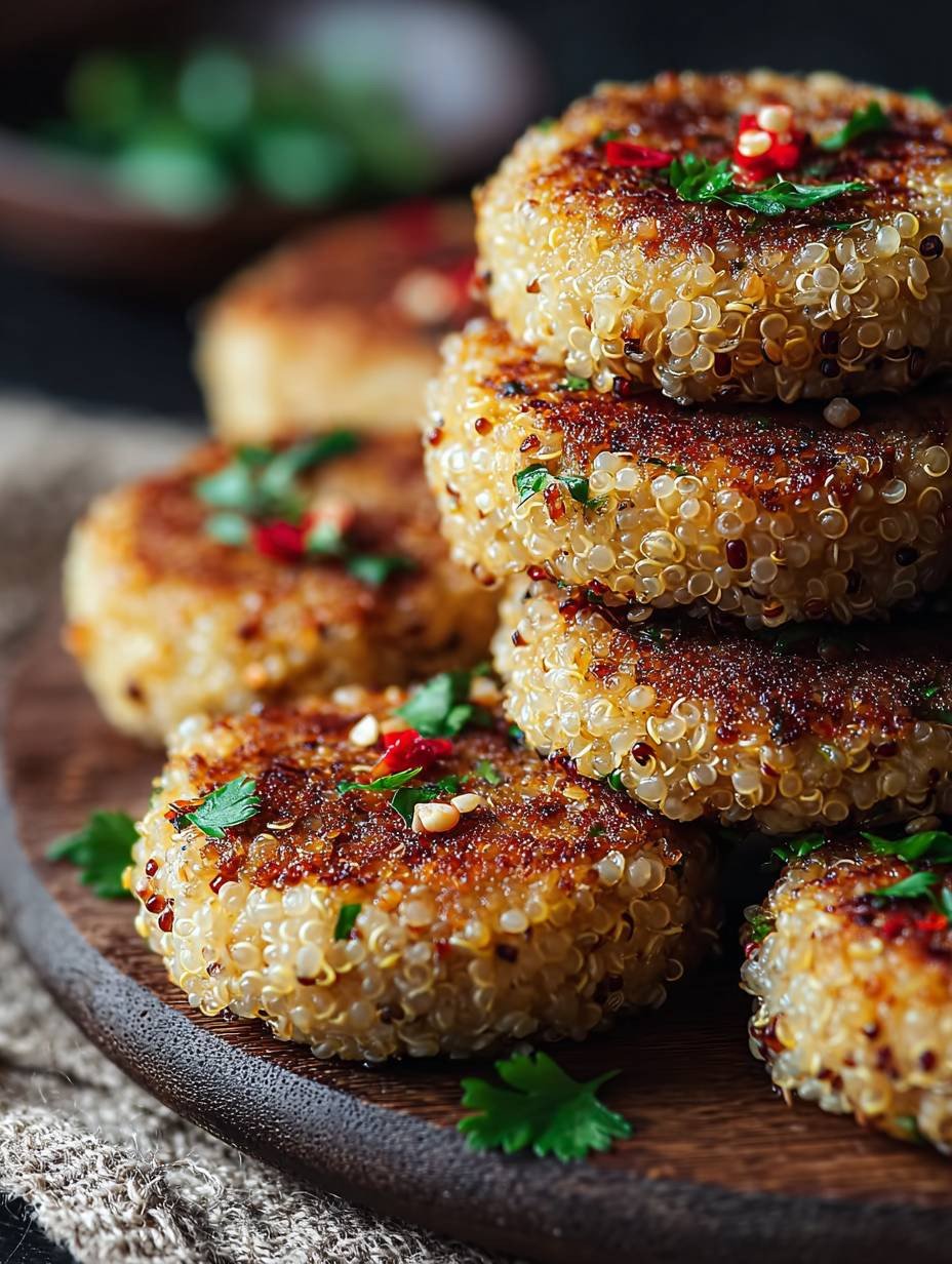 Knusprige Quinoa-Patties: Gesund & schnell gemacht image 2