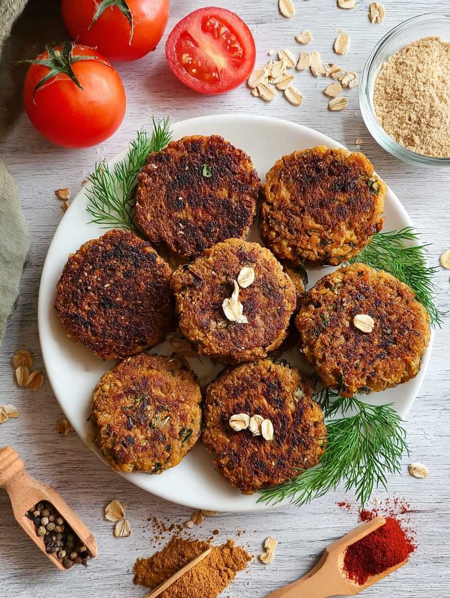 Knusprige vegane Haferbratlinge: Einfach unwiderstehlich. image 2