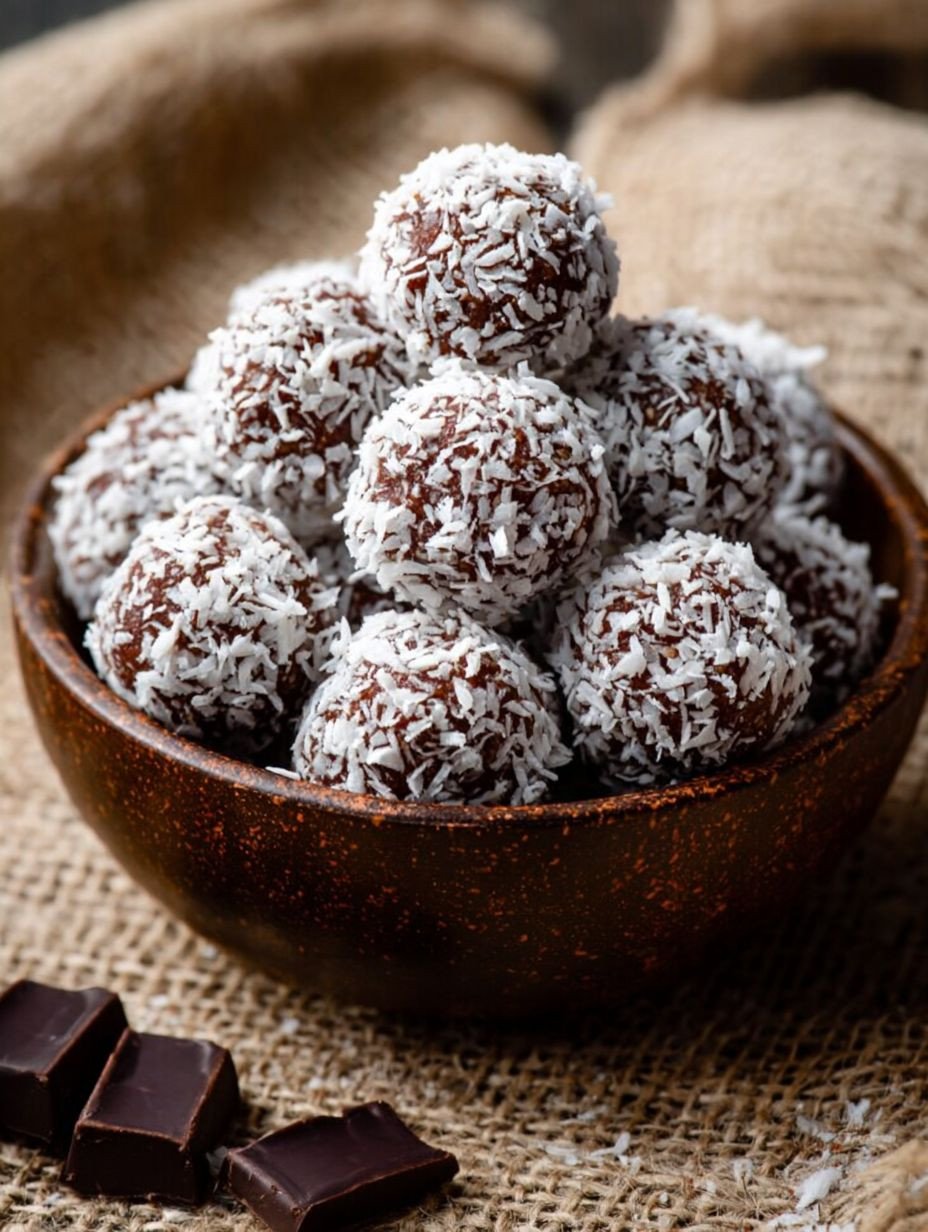 Leckere Schoko-Kokos Energy Balls | Ohne Backen image 2