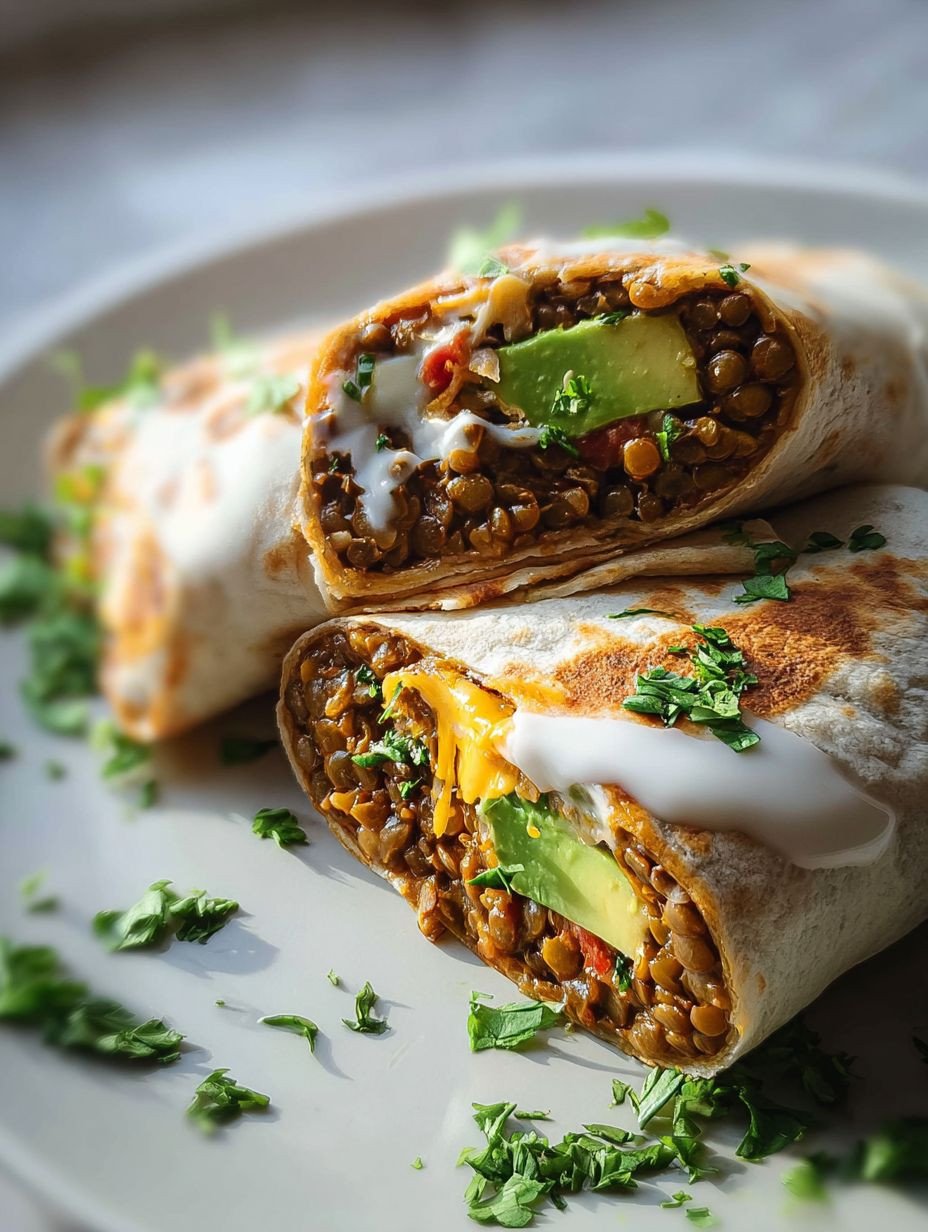 Leckerer Linsen-Avocado-Burrito: Gesund & schnell image 2
