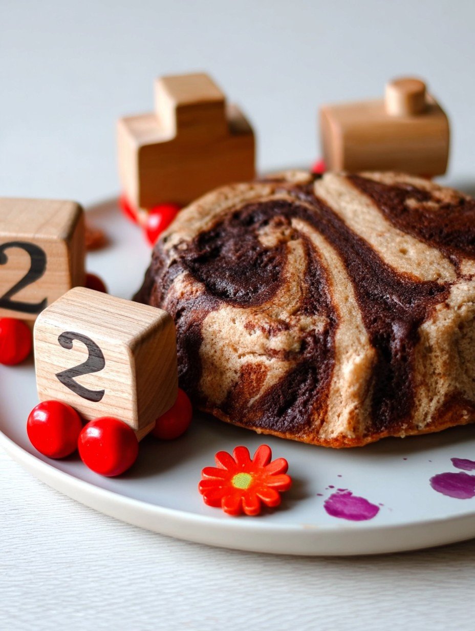 Marmor-Gugelhupf für den 2. Geburtstag feiern image 2