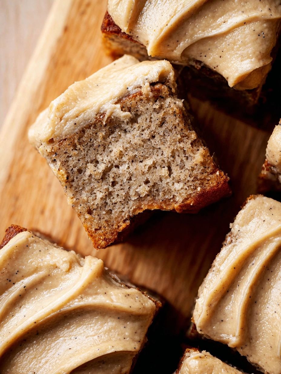 Quick & Moist Banana Snack Cake with Frosting image 2
