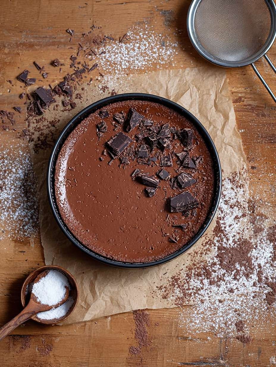 Reichhaltige Schoko Torte mit extra Schokochunks. image 2
