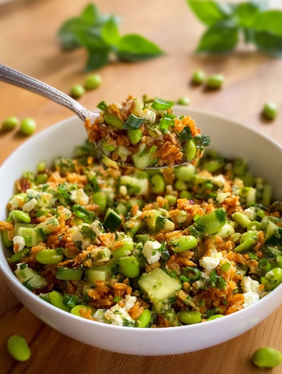 Reissalat mit Edamame, Gurke und Ei: Gesund & schnell image 2