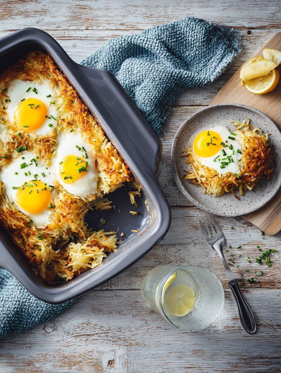 Rösti-Auflauf mit Spiegeleiern: Knusprig & einfach. image 2