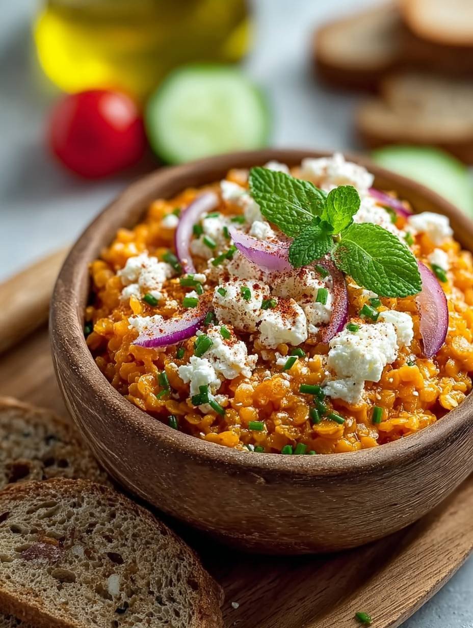 Rote Linsen Salat mit Feta: Schnell & gesund. image 2