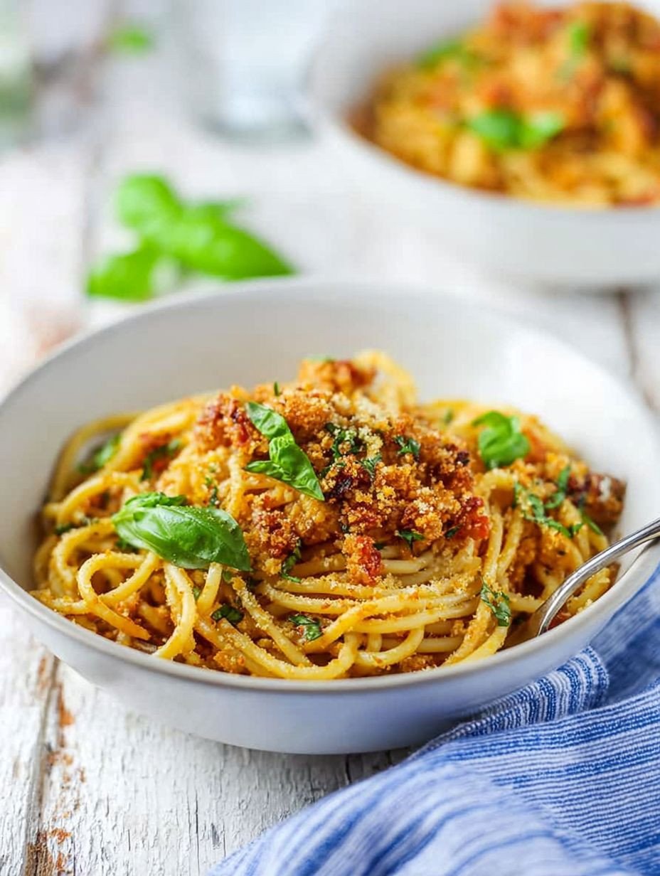 Spaghetti mit knusprigen Bröseln zum Verlieben image 2