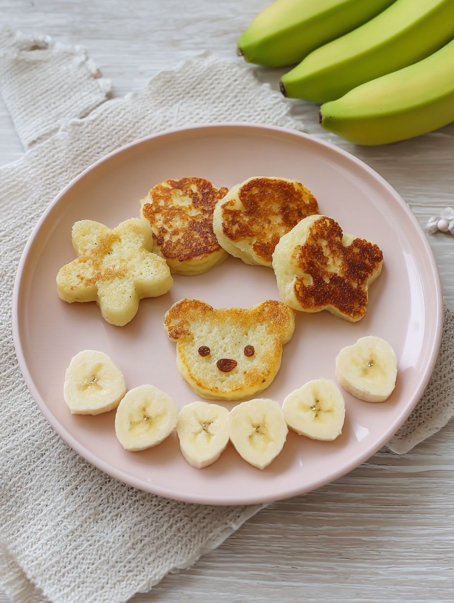 Süßes Baby Frühstück: Pfannkuchen mit Banane image 2