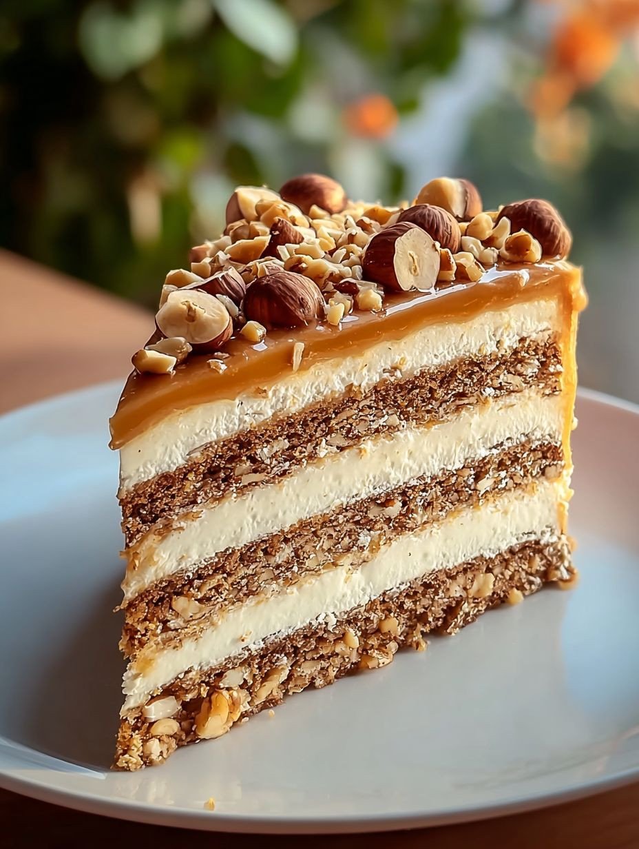 Unwiderstehliche Haselnuss-Karamell-Schichttorte image 2