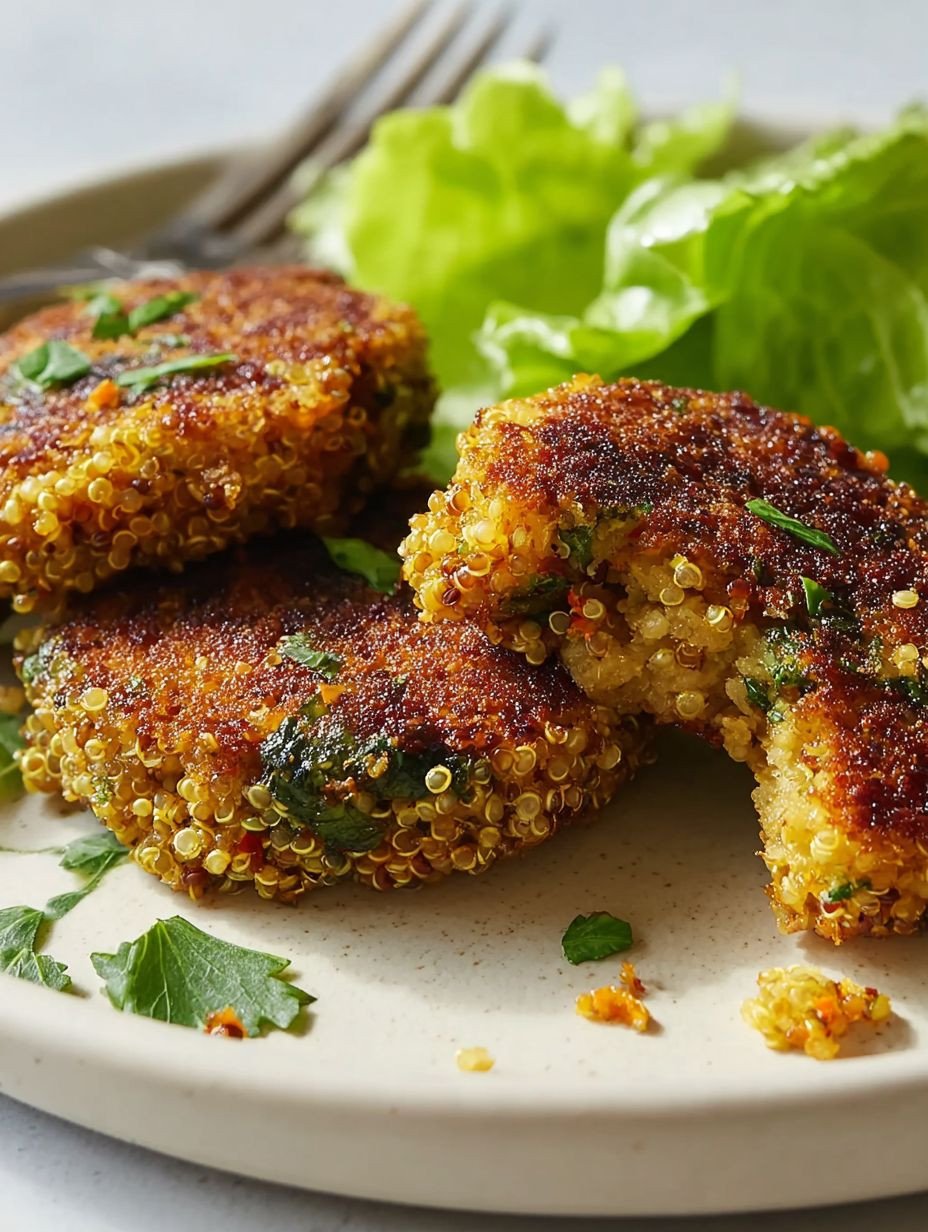 Knusprige Quinoa Bratlinge Rezept | Schnell & Gesund image 2